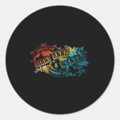 Funny Tennessee-ham Mary Anne & Wanda's Strawb Runder Aufkleber (Vorderseite)