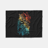 Funny Tennessee-ham Mary Anne &amp; Wandas Strawbe Fleecedecke (Vorderseite (Horizontal))