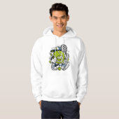 Funny Tennis Ball Cartoon | Sport Hoodie (Vorne ganz)