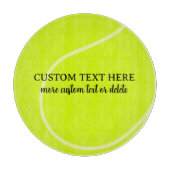 Funny Tennis Ball-Geschenk, Personalisierter Text Schneidebrett (Vorderseite)