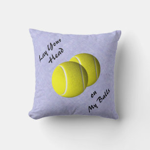 Funny Tennis Ball Sport Mojo Kissen