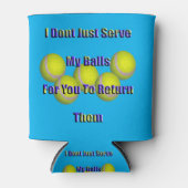 Funny Tennis Balls kehrt zurück, Dosenkühler (Vorderseite)