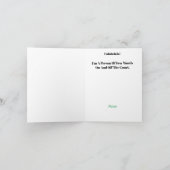 Funny Tennis Balls Weihnachtskarte Karte (Innenseite)