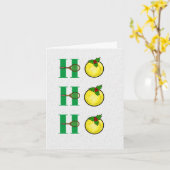 Funny Tennis Balls Weihnachtskarte Karte (Gelbe Blume)