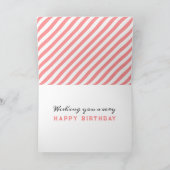 Funny Tennis Birthday Karte (Innenseite)