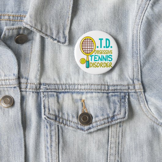 Funny Tennis Button (Beispiel)