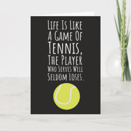 Funny Tennis Cards Für Spaß Lover Humorvoll Karte