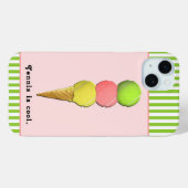 Funny Tennis Case-Mate iPhone Hülle (Rückseite (Horizontal))