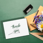 Funny Tennis Danke, Zitat Mitteilungskarte