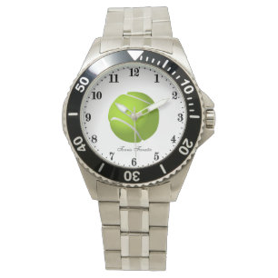 Funny Tennis fanatisch individuell anpassbar Armbanduhr