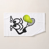 Funny Tennis Player Handtuch (Handtuch)