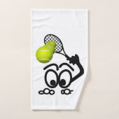 Funny Tennis Player Handtuch (Handtuch)