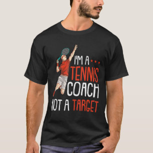 Funny Tennis Player Quote Jota und Tennis Coach Ra T-Shirt