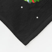 Funny Tennis Racket Reindeer Santa Hat Christmas L Fleecedecke (Ecke)