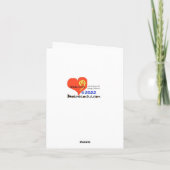 Funny Tennis Raquet Grußkarte Karte (Rückseite)