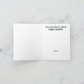 Funny Tennis Raquet Grußkarte Karte (Innenseite)