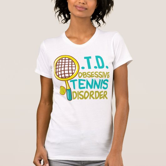 Funny Tennis T-Shirt (Vorderseite)