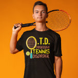 Funny Tennis T-Shirt<br><div class="desc">Ich habe eine OTD, eine obsessive Tennisstörung. Ein niedliches Tennis Spaß Geschenk für einen Tennisspieler.</div>