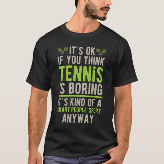 Funny Tennis T-Shirt (Vorderseite)