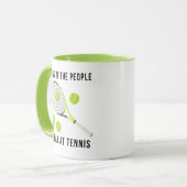 Funny Tennis Tasse (Vorderseite Links)