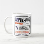 Funny Tennis Tasse - Design (Links)