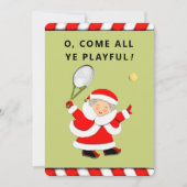 Funny Tennis Weihnachten (Vorderseite)