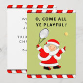 Funny Tennis Weihnachten (Vorne/Hinten)