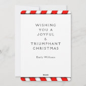 Funny Tennis Weihnachten (Rückseite)