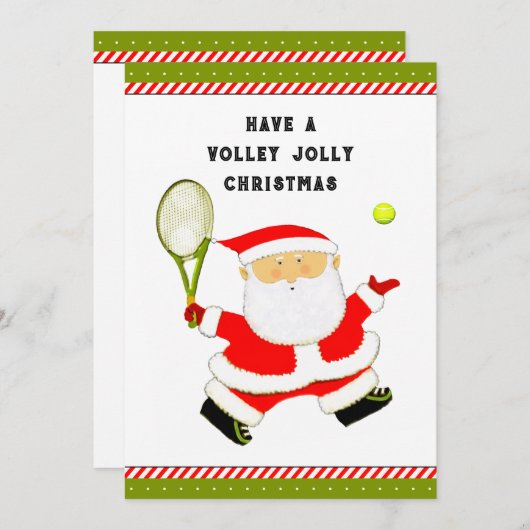 Funny Tennis Weihnachten (Vorne/Hinten)