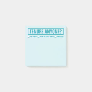 Funny TENURE JEMAND? Erzieher 3 "X 3" Post-it Klebezettel