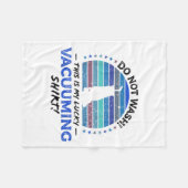 Funny Teppich Vakuum Cleaner Zitat Retro Toy 80er  Fleecedecke (Vorderseite (Horizontal))