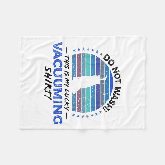 Funny Teppich Vakuum Cleaner Zitat Retro Toy 80er  Fleecedecke (Vorderseite (Horizontal))