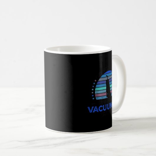 Funny Teppich Vakuum Cleaner Zitat Retro Toy 80er  Kaffeetasse (VorderseiteRechts)