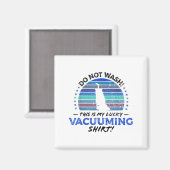Funny Teppich Vakuum Cleaner Zitat Retro Toy 80er Magnet (Vorderseite/Rückseite)