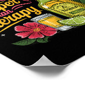 Funny Tequila Drinking Cinco De Mayo Mexikanisches Poster (Ecke)