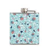 Funny Terrazzo Pattern Kinder Flachmann (Rückseite)