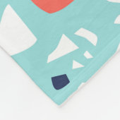 Funny Terrazzo Pattern Kinder Fleecedecke (Ecke)