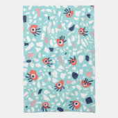 Funny Terrazzo Pattern Kinder Geschirrtuch (Vertikal)