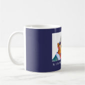 Funny Tesla Portrait Kaffeetasse (Links)