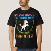 Funny Test Day Testing Mode Teacher Exam T-Shirt (Vorderseite)