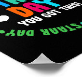 Funny Test STAAR Day Mode on Teacher Testing Poster (Ecke)