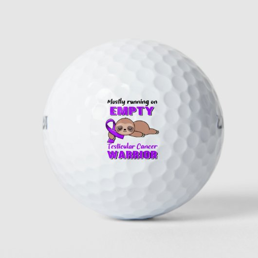 Funny Testicular Cancer Awareness Geschenke Golfball (Vorderseite)