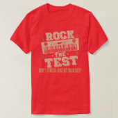 Funny Testing D (Test Dont Stress Test Day) T-Shirt (Design vorne)