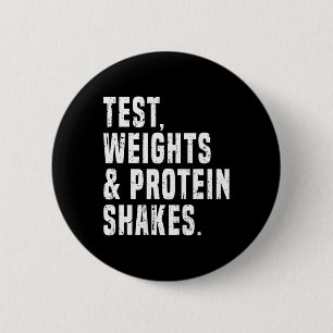 Funny Testosteron Test Steroid Spaß Bodybuilding Button