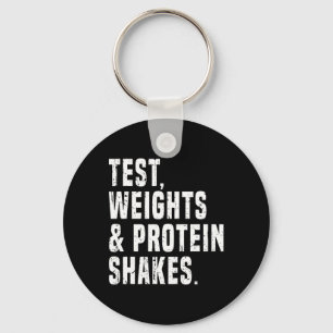 Funny Testosteron Test Steroid Spaß Bodybuilding Schlüsselanhänger