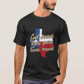 Funny texan God Made Jesus Rettete Texas erhoben T-Shirt (Vorderseite)