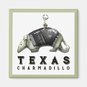 Funny Texas Armadillo Magnet