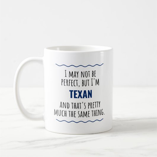Funny Texas Texan Geschenk Kaffee Tasse (Links)