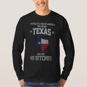 Funny Texas und seine 49 Staaten Usa Texan Vintage T-Shirt