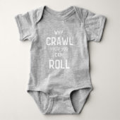 Funny Text Bodysuit or Tshirt for Baby (Vorderseite)